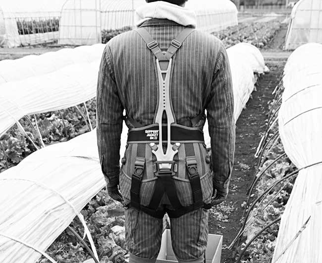 Exoesqueleto para tareas de recolección